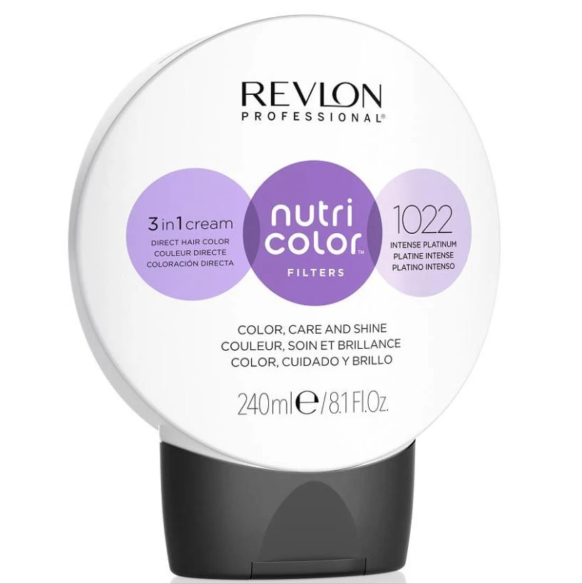 Revlon Nutri Color Filters 1022 Intense Platinum 240ml Revlon Nutri Color Filters 1022 Intense Platinum 240ml -Schwarzkopf Winkel 1022 intense platinum