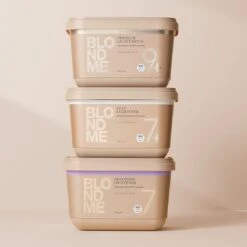 Schwarzkopf Blond Me Premium Lightener 450gr -Schwarzkopf Winkel blondme bleaches flatlay 2 social feed 1080x1080 1