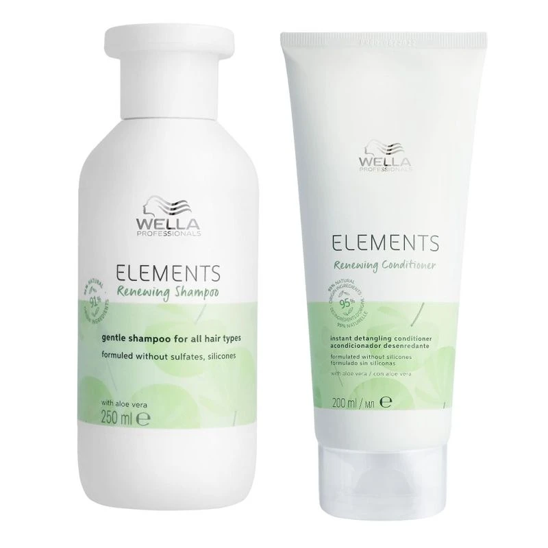 Wella Elements Renewing Shampoo 250ml + Conditioner 200ml Wella Elements Renewing Shampoo 250ml + Conditioner 200ml -Schwarzkopf Winkel bunp wp06