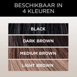 Toppik Colored Thickener Dark Brown 144gr -Schwarzkopf Winkel hairthickener 4kleurennl 1