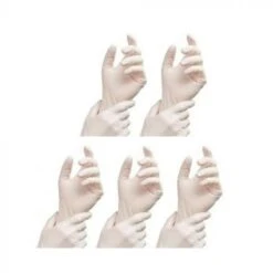 5x Haibu Essentials Vinyl-Handschoenen Gepoederd Maat S 100st