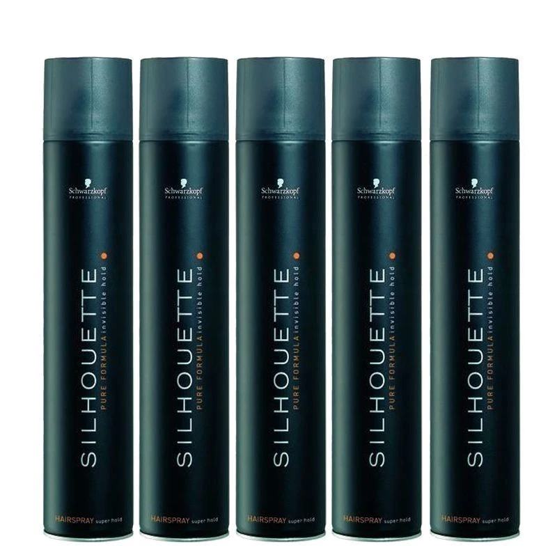 5X Schwarzkopf Silhouette Super Hold Spray 300ml 5X Schwarzkopf Silhouette Super Hold Spray 300ml -Schwarzkopf Winkel