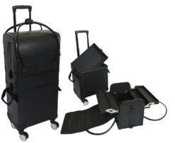 Comair Leren Koffer Zwart 750x360x235