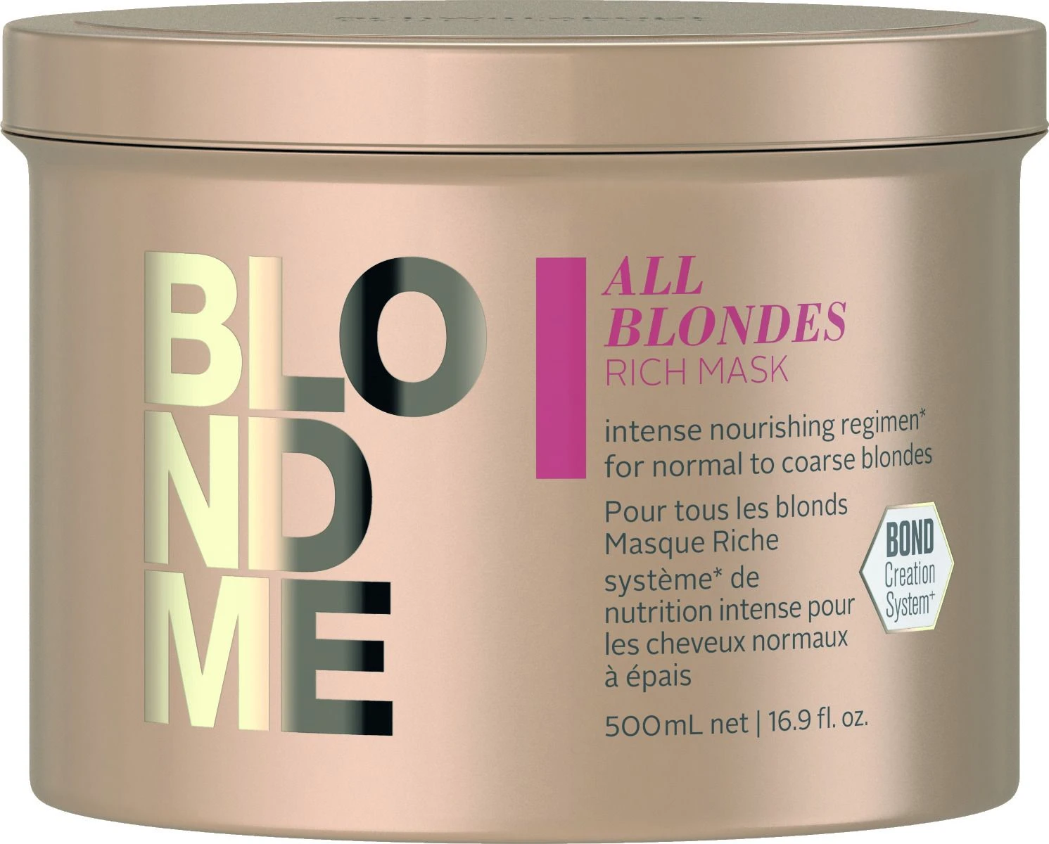Schwarzkopf Blond Me All Blondes Rich Mask 500ml Schwarzkopf Blond Me All Blondes Rich Mask 500ml -Schwarzkopf Winkel ma bm trt cgp ti allblondesrich 500 0820 p1 hr