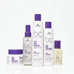 Schwarzkopf BC Frizz Away Smoothing Oil 50ml -Schwarzkopf Winkel skp bc bonacure pdp frizz away range flatlay 900x900 3